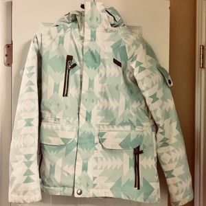 DC Ski Snow Winter Tribal Pattern Jacket